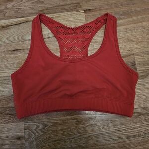 Zyia Red Bomber Bra Size Large